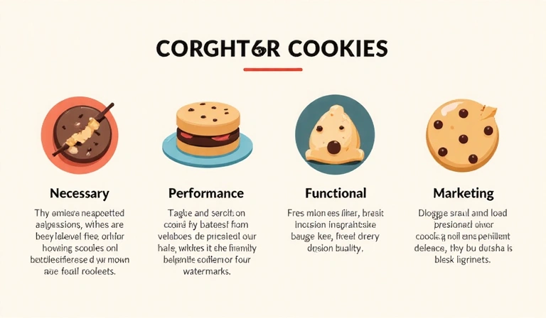 Verschiedene Arten von Cookies auf einer Website
